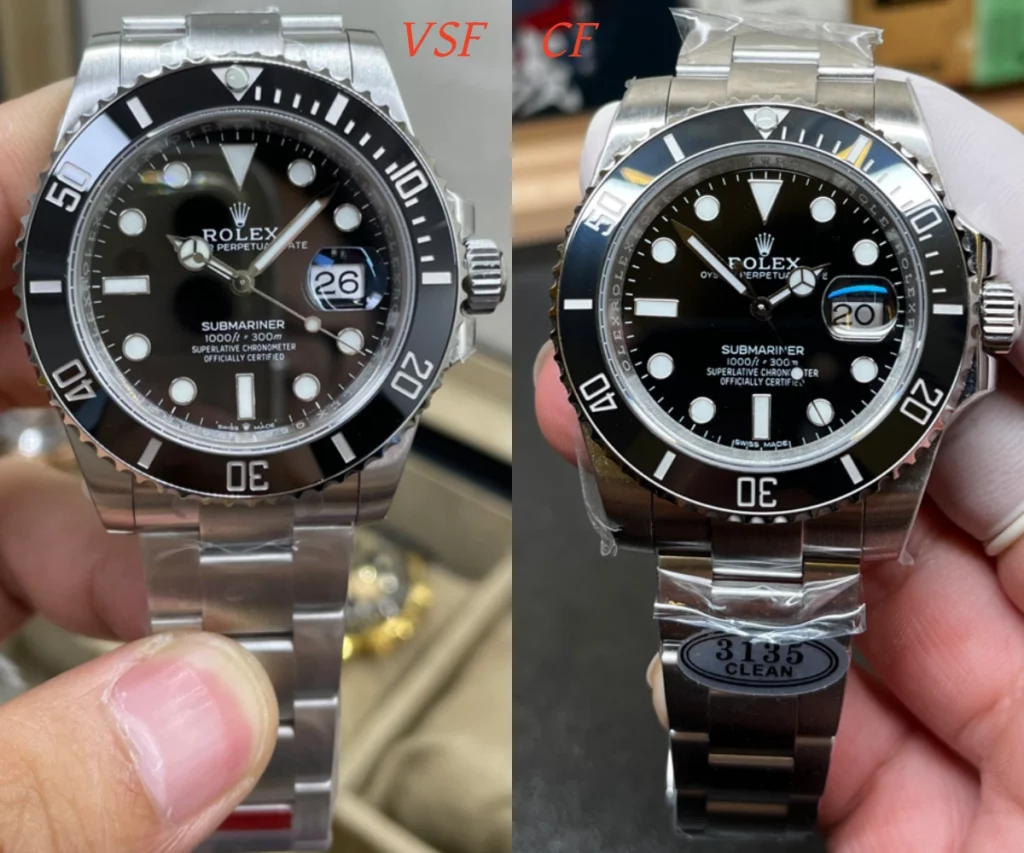 VSF Rolex Submariner vs Clean Factory