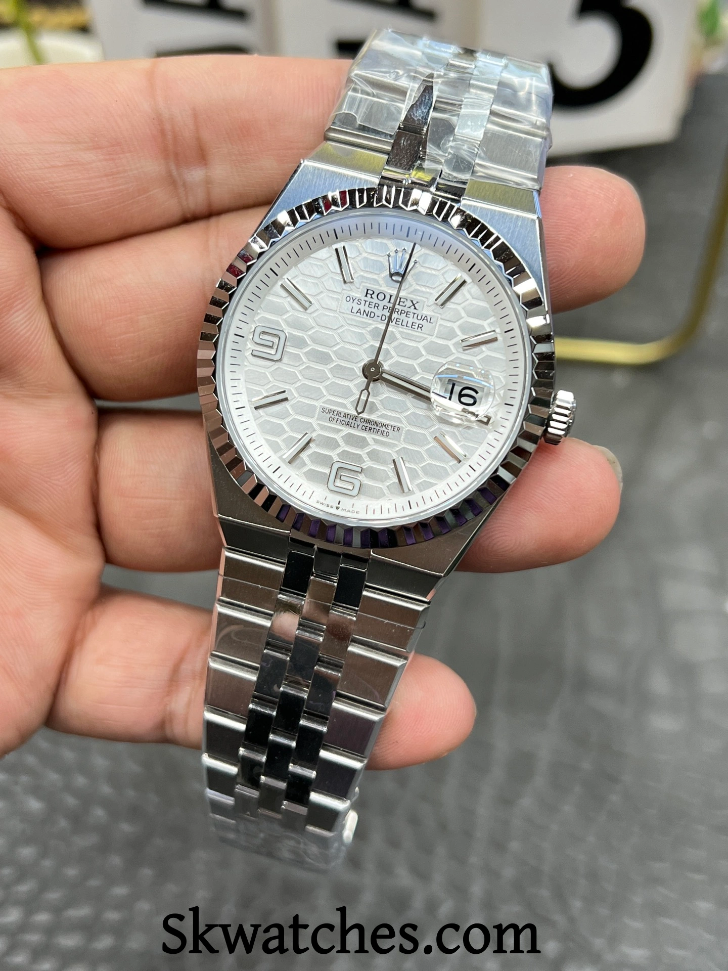 Rolex Land Dweller replica 7135 clone movement ES Factory